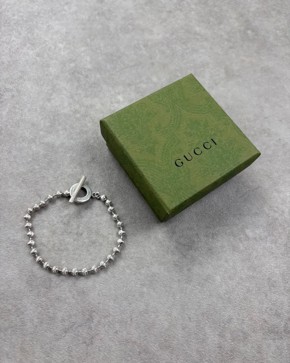 Gucci Silver Chain Toggle Link Bracelet loYGGAE 0