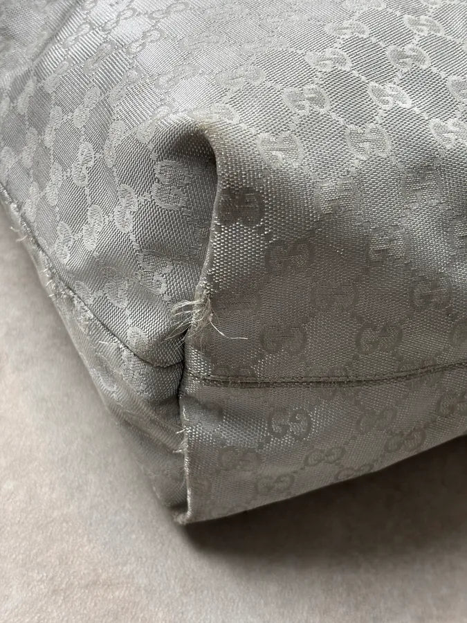 Gucci Silver GG Canvas Crystal Tote Bag VUaPXoZ 11