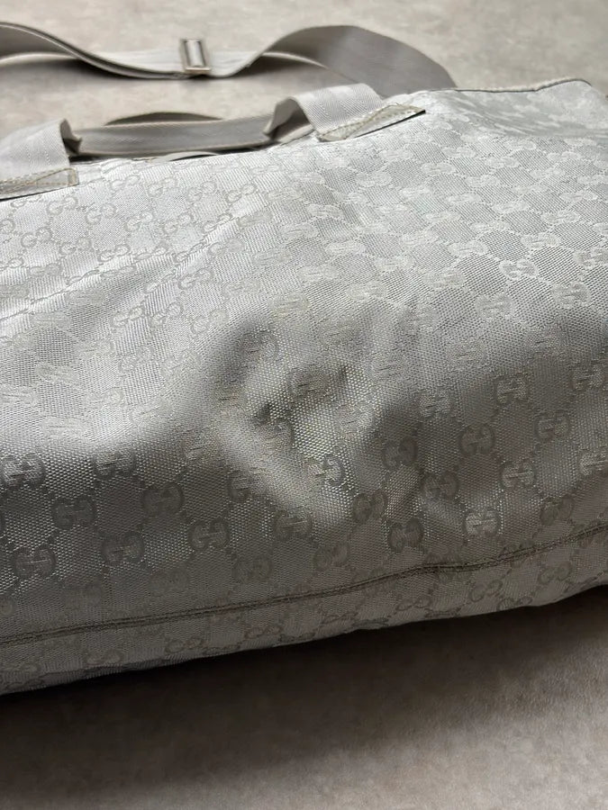 Gucci Silver GG Canvas Crystal Tote Bag VUaPXoZ 9