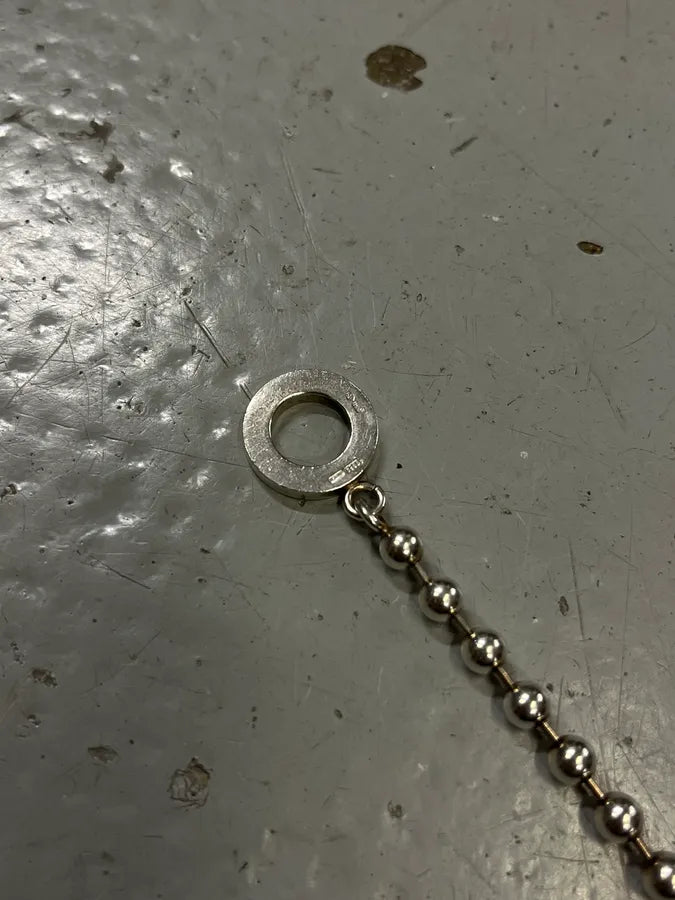 Gucci Silver Metal Ball Chain Toggle Bracelet GOnYEbp 4