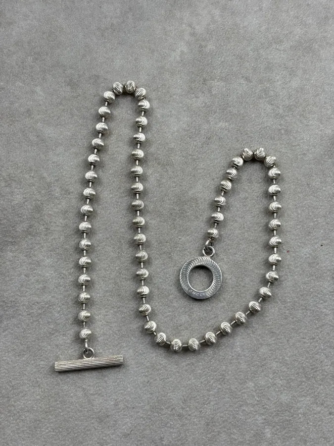 Gucci Silver Metal Beaded Bracelet adEsXHI 9