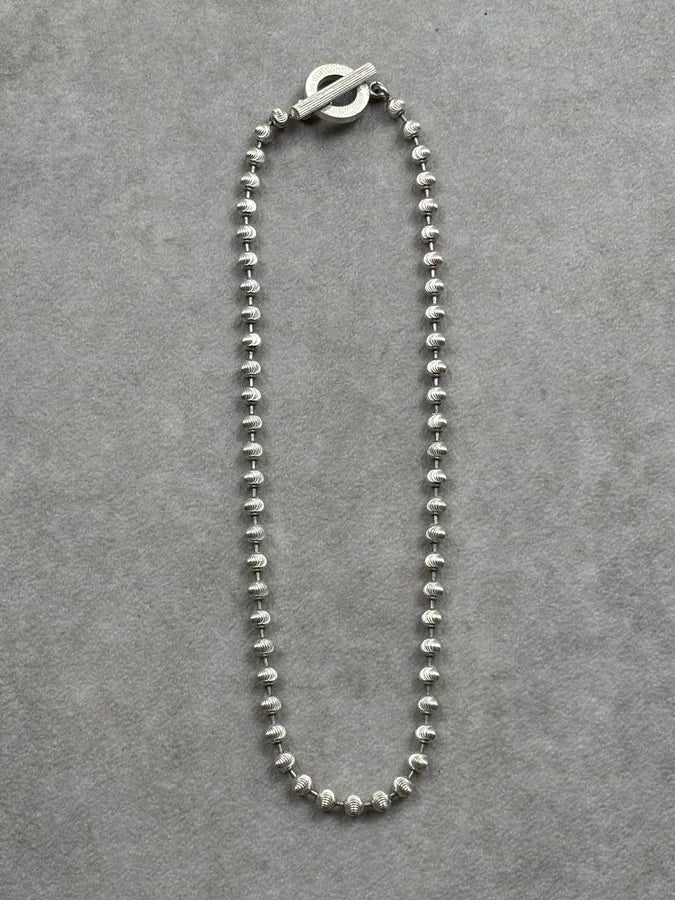 Gucci Silver Metal Beaded Bracelet adEsXHI 3