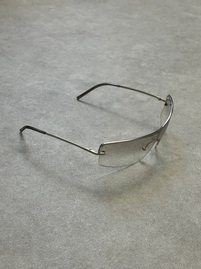 Gucci Silver Metal Clear Lens Glasses DYolkIA 7