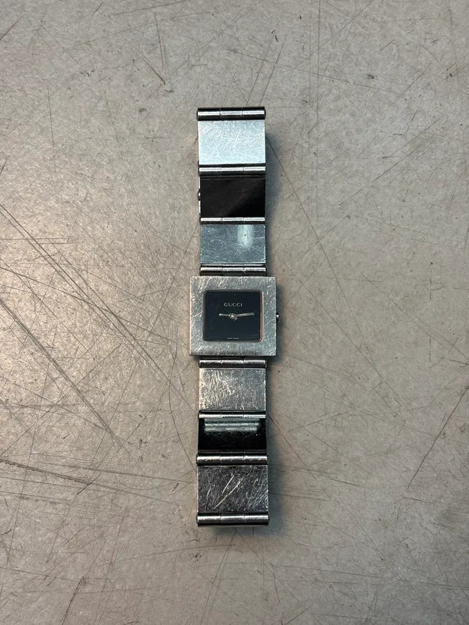 Gucci Silver Metal Link Watch qBaqbOb 1