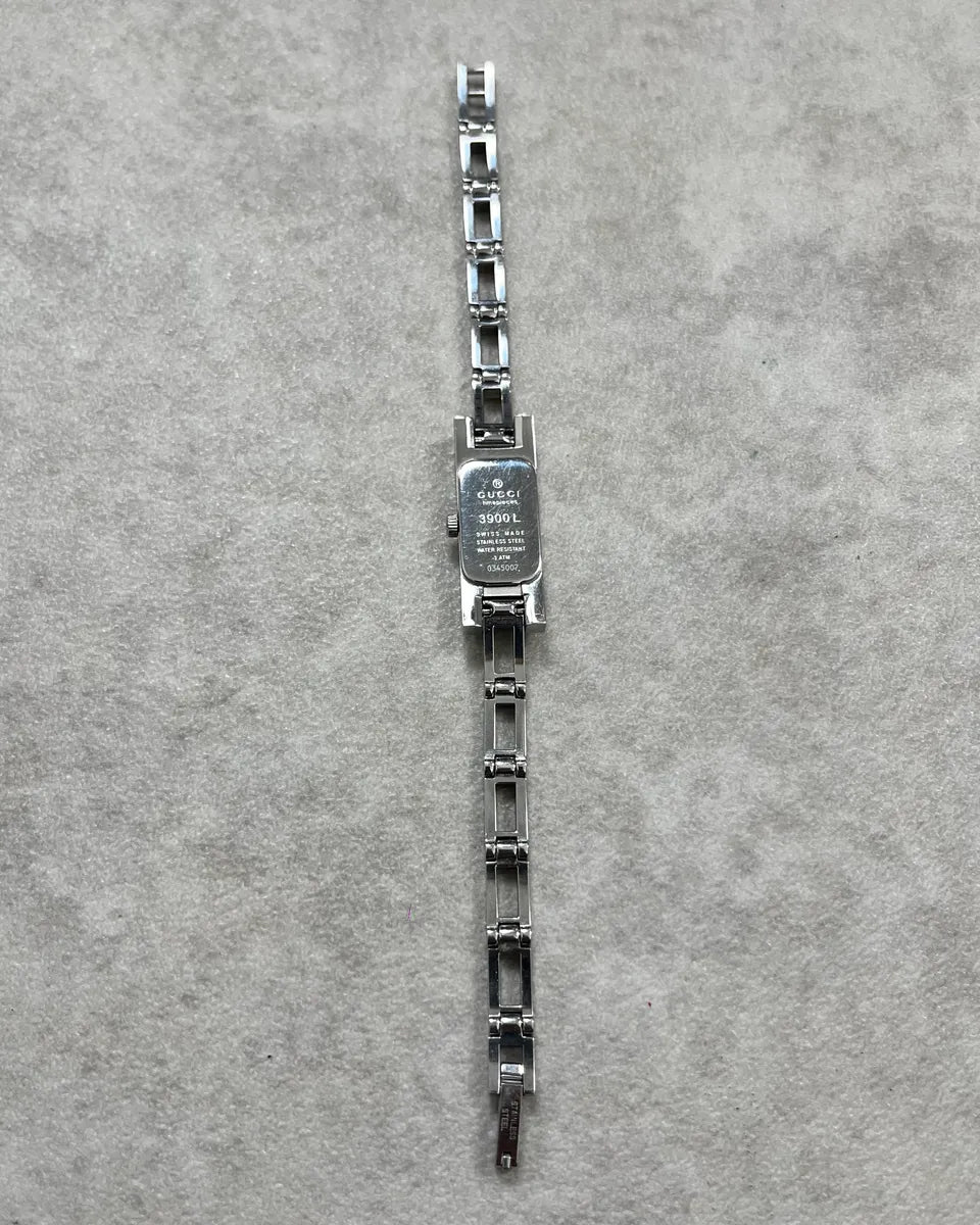 Gucci Silver Stainless Steel Mother-of-Pearl Watch KQzFcTI 6