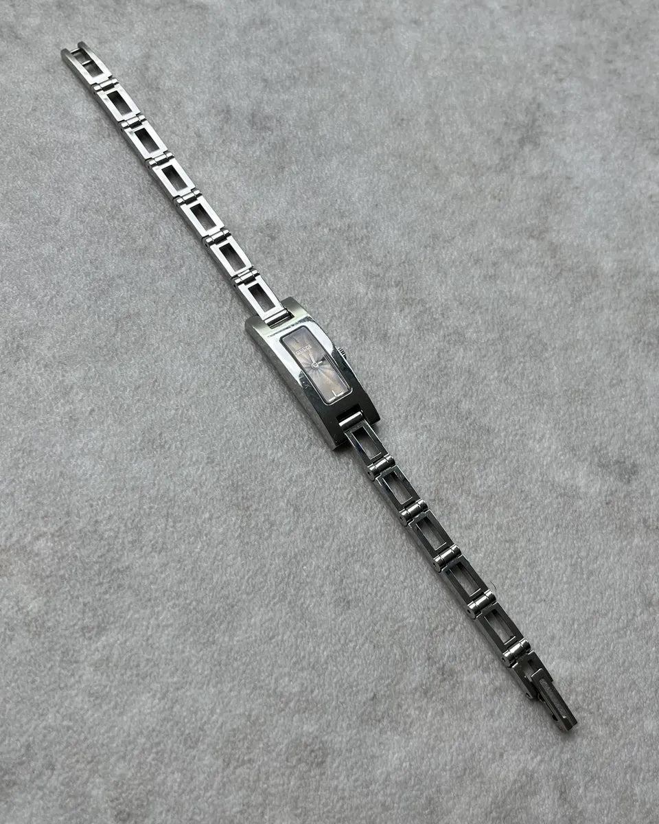 Gucci Silver Stainless Steel Watch dueHnWj 0