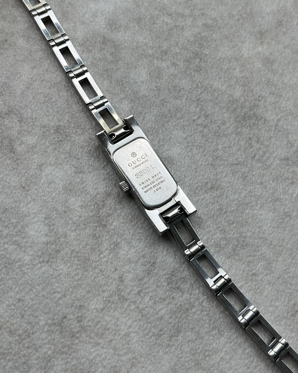 Gucci Silver Stainless Steel Watch dueHnWj 6