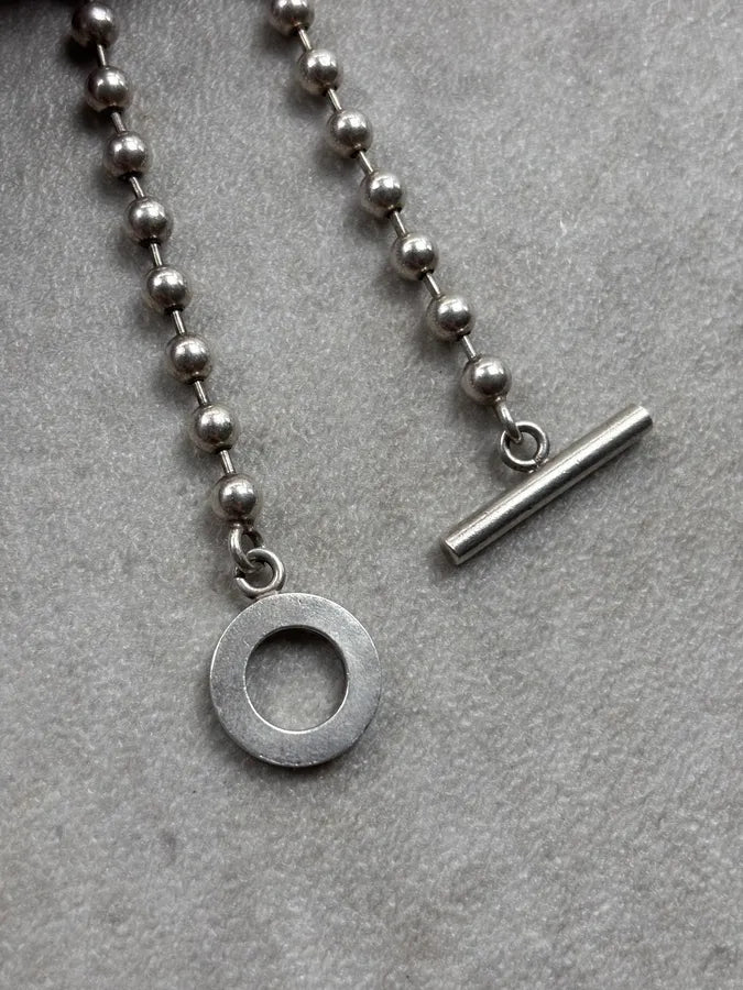 Gucci Silver Sterling Silver Boule T-Bar Bracelet and Ring Set uhKALxx 8