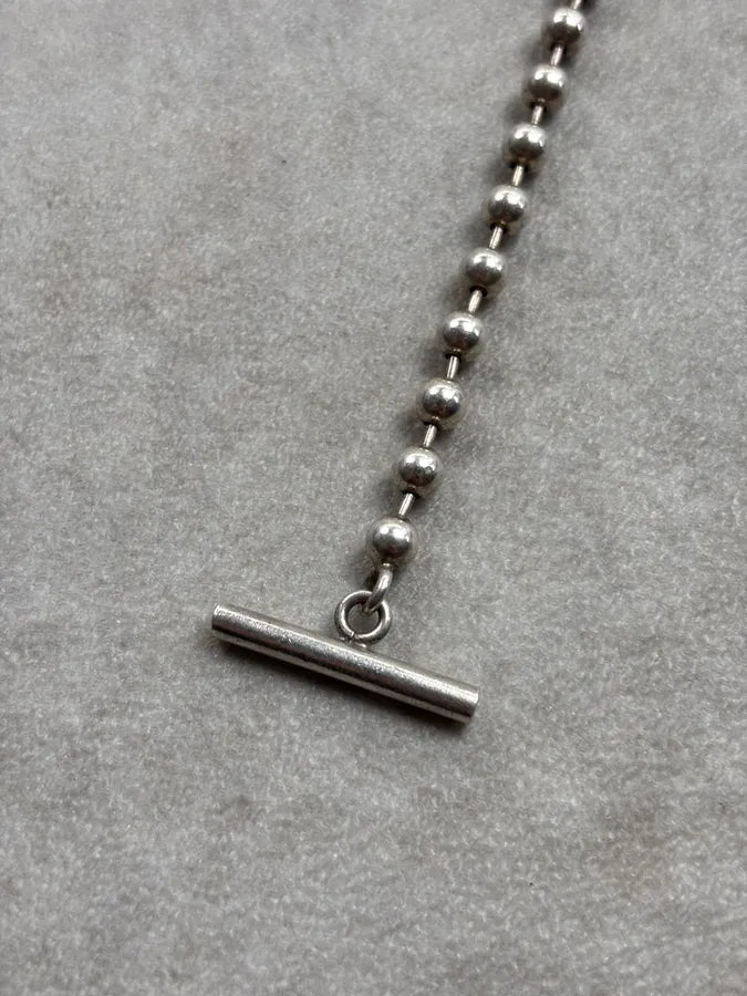 Gucci Silver Sterling Silver Boule T-Bar Bracelet and Ring Set uhKALxx 4