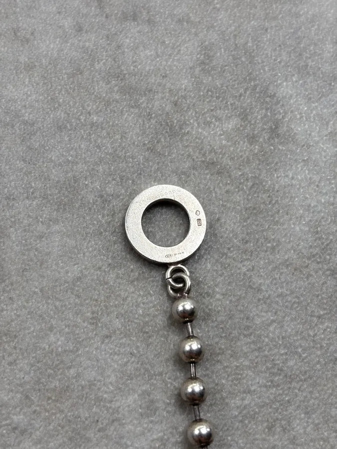 Gucci Silver Sterling Silver Boule T-Bar Bracelet and Ring Set uhKALxx 7