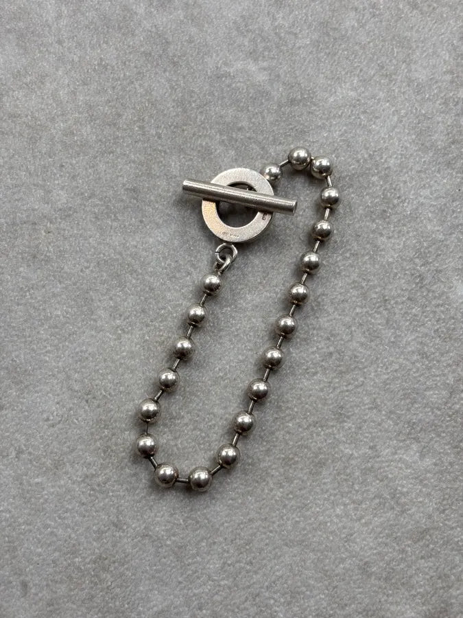 Gucci Silver Sterling Silver Boule T-Bar Bracelet and Ring Set uhKALxx 6