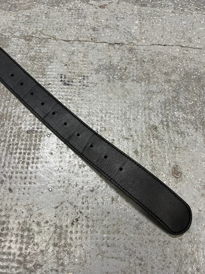 Gucci Snake Black Leather Belt (OS) srGBQiA 6
