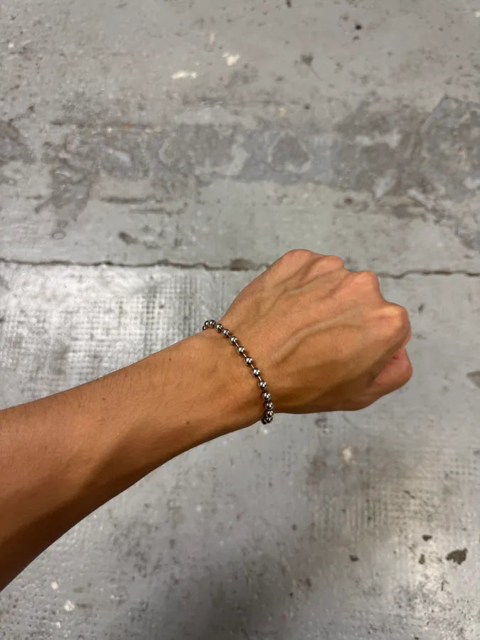 Gucci Stainless Steel Grey Ball Bracelet oUZVnXw 1