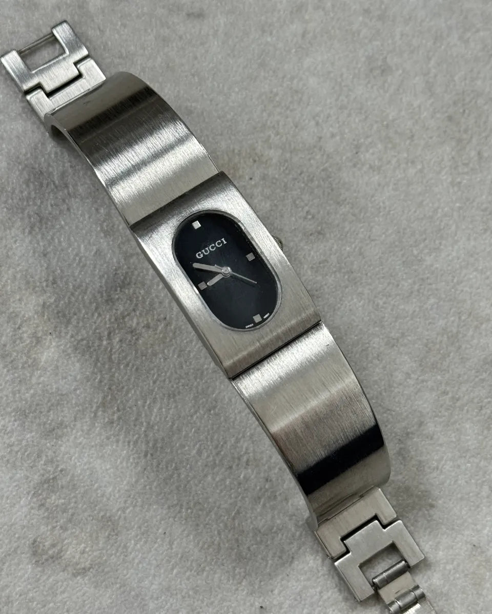 Gucci Stainless Steel Metal Bracelet Watch rvBfBVc 4