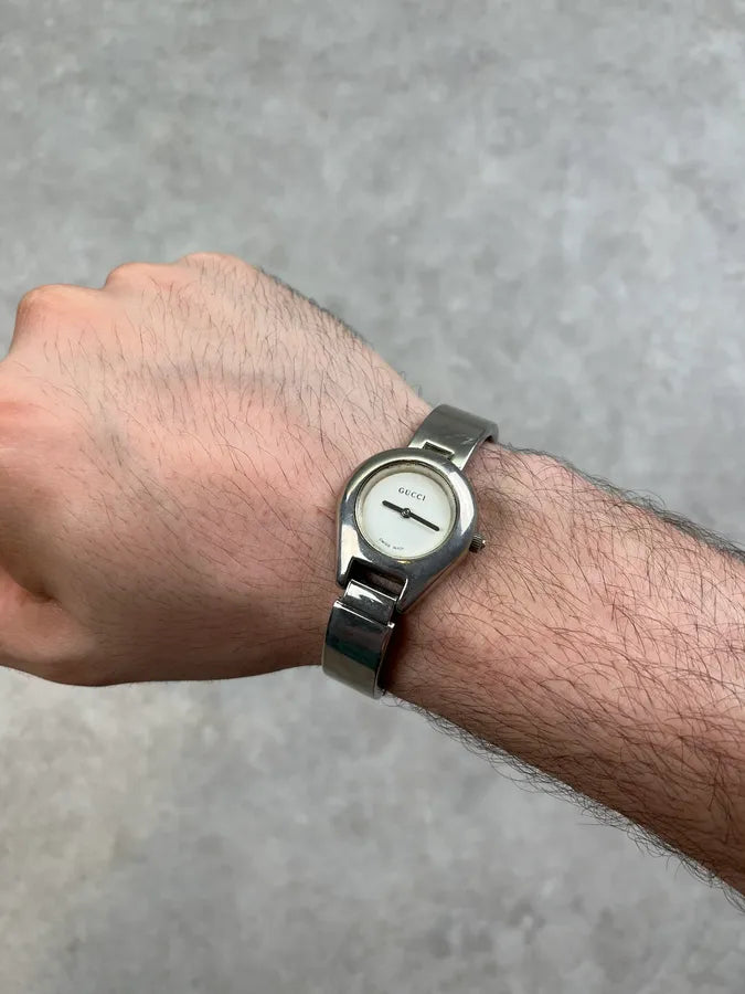 Gucci Steel Grey Watch fIGiwcy 3