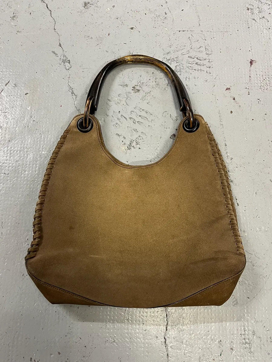 Gucci Suede Camel Hobo Bag tMmembh 0