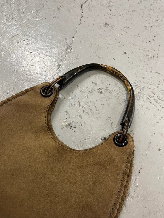 Gucci Suede Camel Hobo Bag tMmembh 2