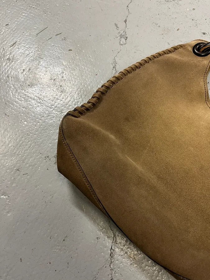 Gucci Suede Camel Hobo Bag tMmembh 3