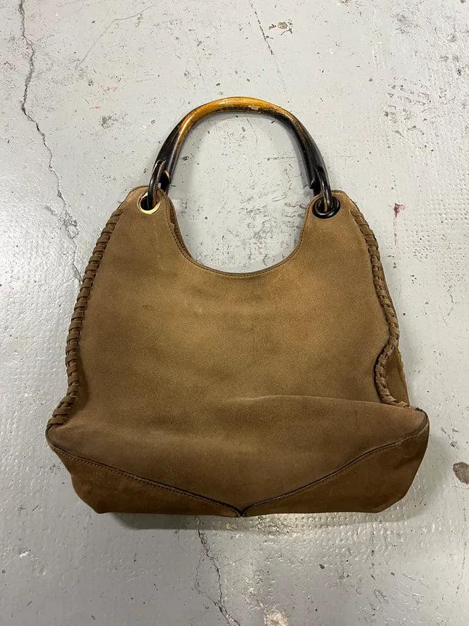 Gucci Suede Camel Hobo Bag tMmembh 4