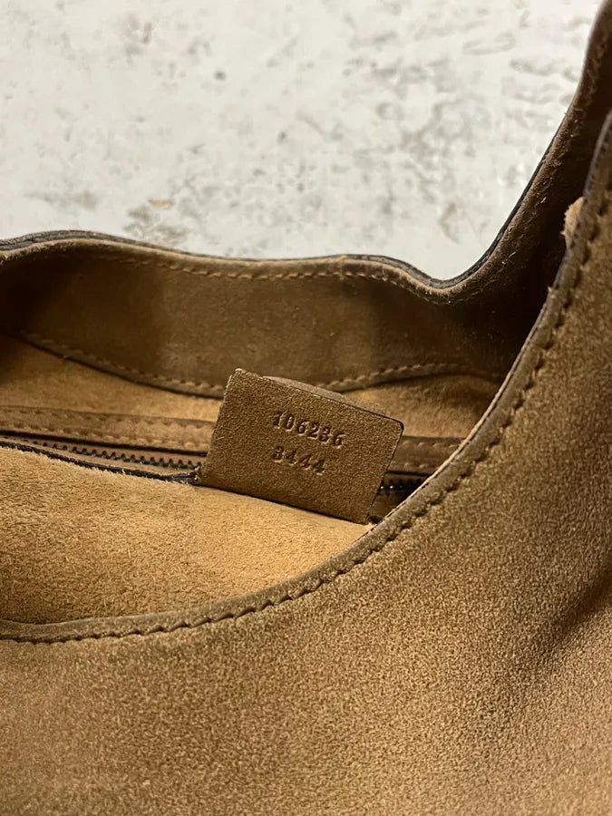 Gucci Suede Camel Hobo Bag tMmembh 7