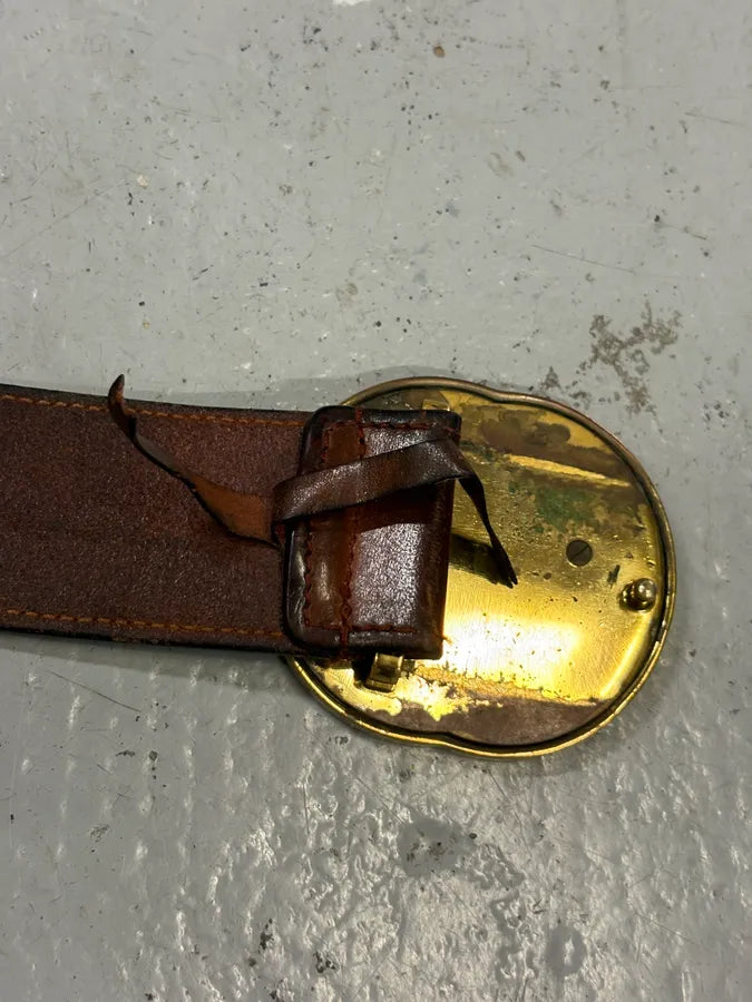 2000s Gucci Brown Leather Propaganda belt by Tom Ford  gnxwMYa 7