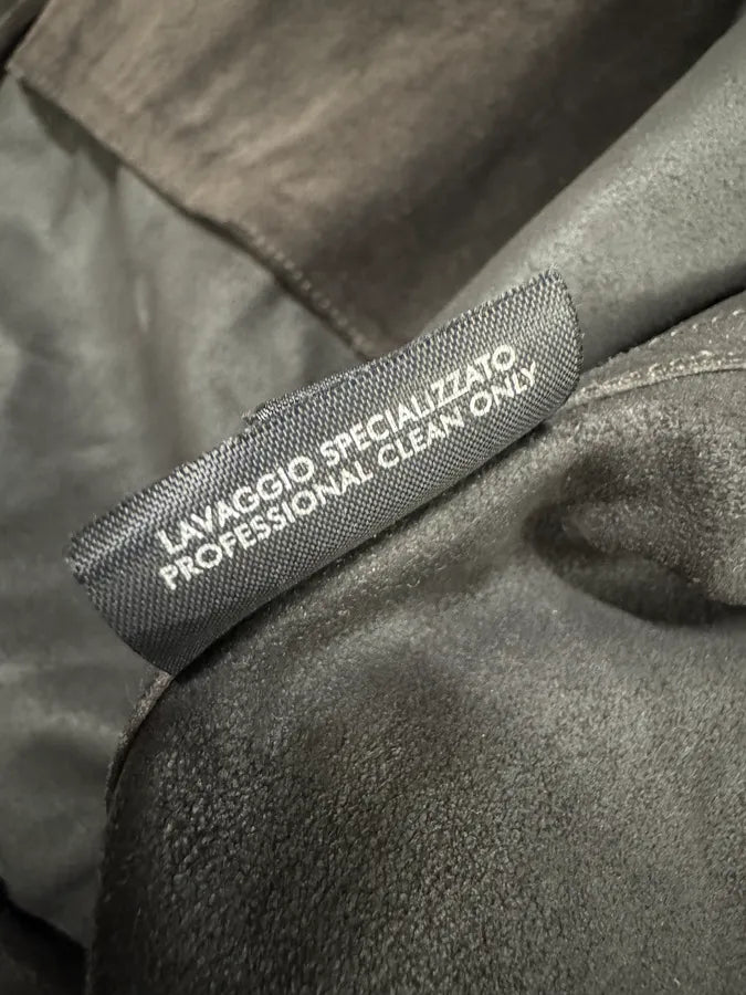 Gucci Tom Ford Brown Goat Suede Leather Jacket (L) ikGFzvf 11