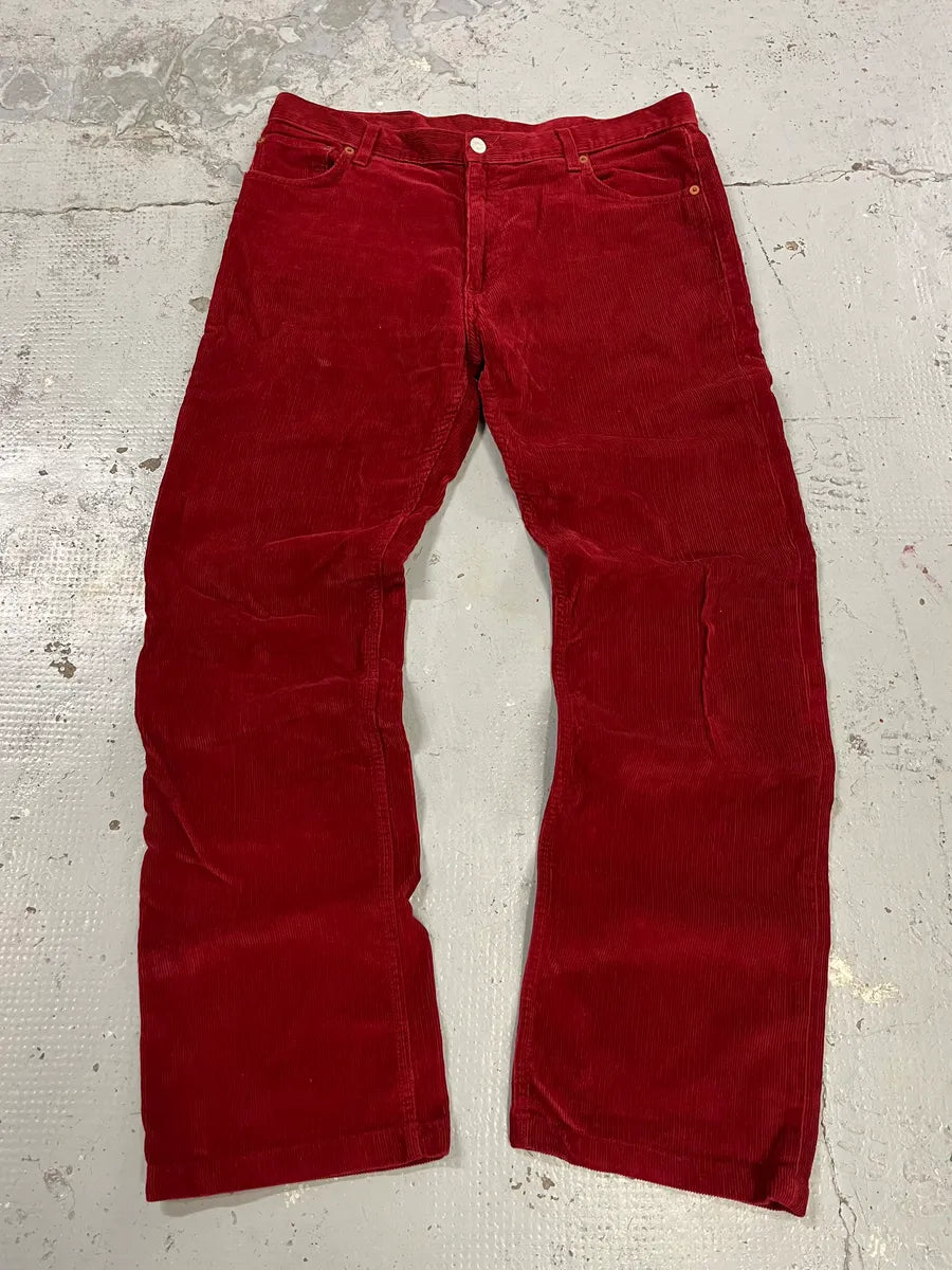 Gucci Velvet Corduroy Bordeaux Pants SqJDZiN 0
