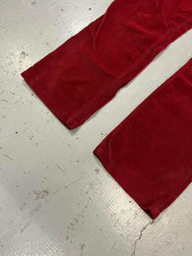 Gucci Velvet Corduroy Bordeaux Pants SqJDZiN 6
