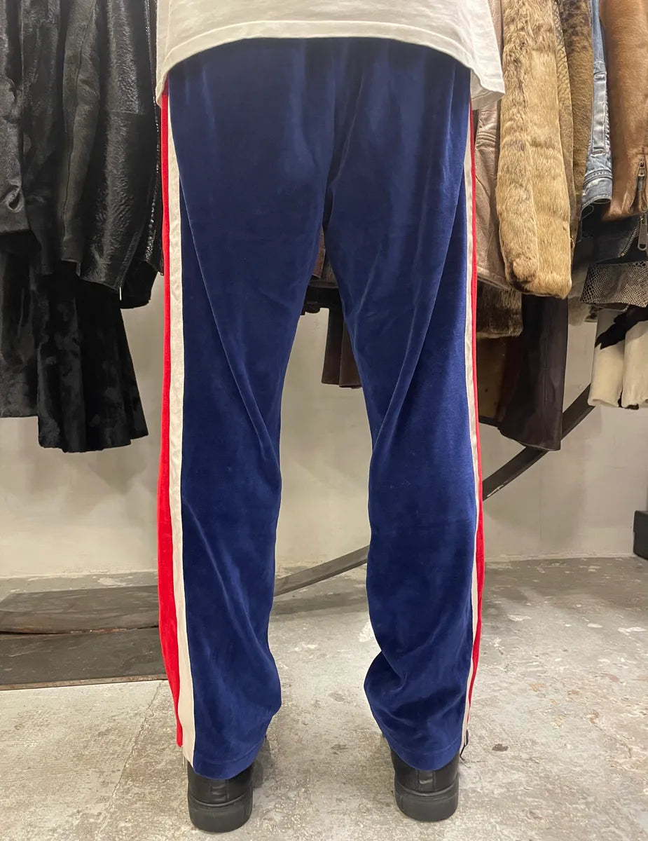 Gucci Velvet Propaganda Navy Joggers FjoJpRI 3