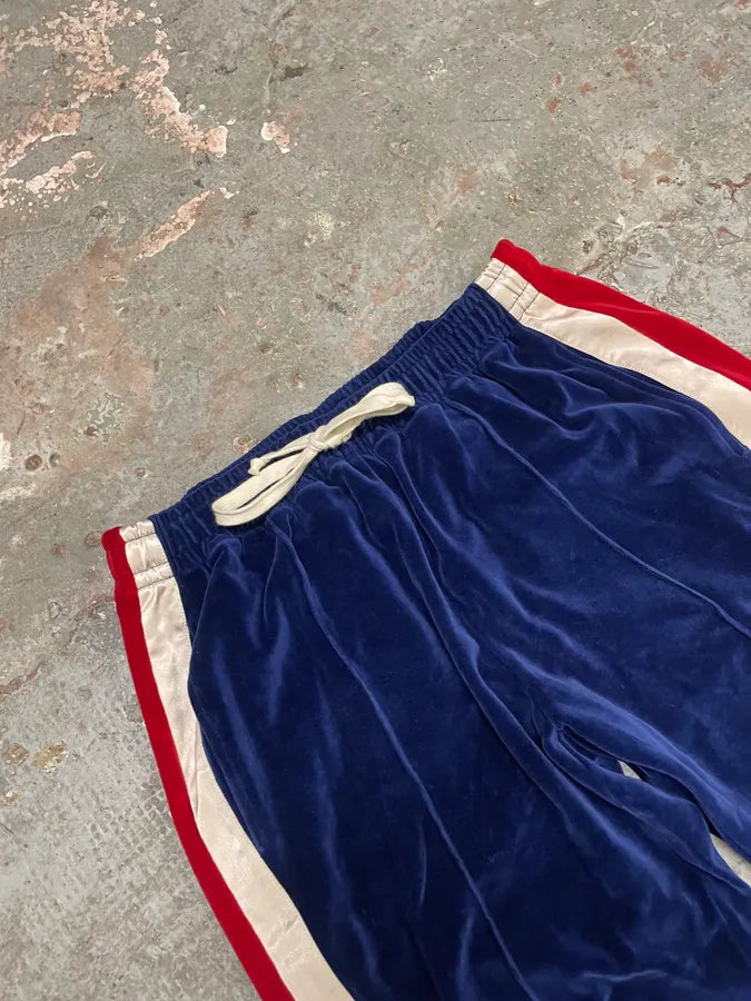 Gucci Velvet Propaganda Navy Joggers FjoJpRI 6