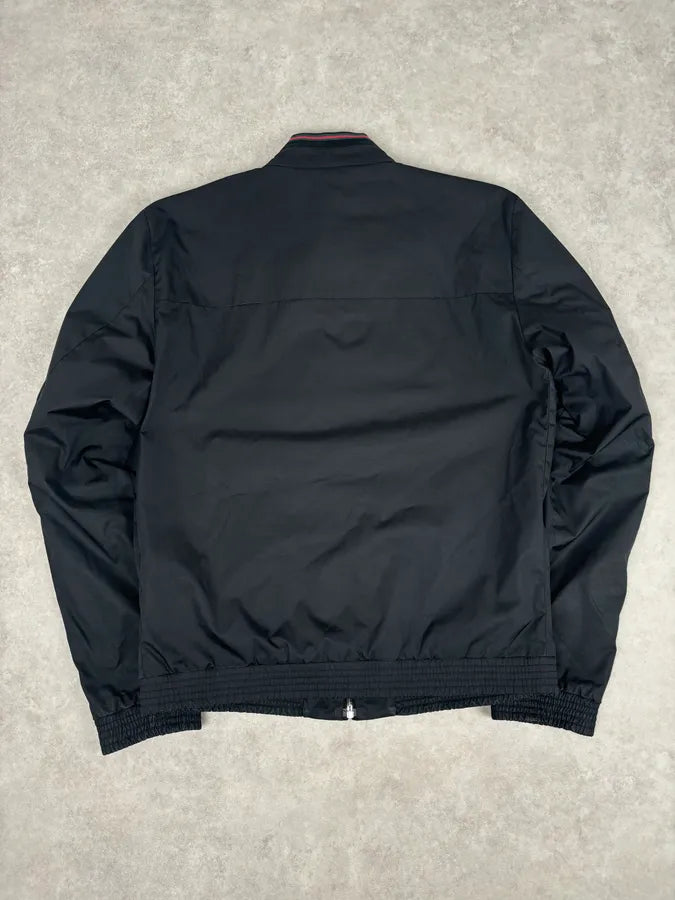 AW2012 Gucci Black Nylon Floral Lined Bomber Jacket hIPPili 4