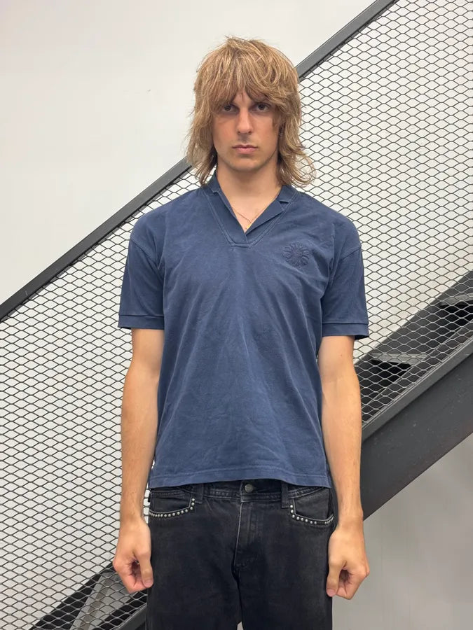 1980s Gucci Archive Navy Polo Shirt WbTtyMp 1