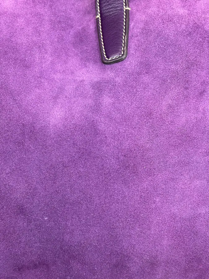 2000s Gucci Purple Suede Studded Hobo Jackie Shoulder Bag AJJssrZ 12