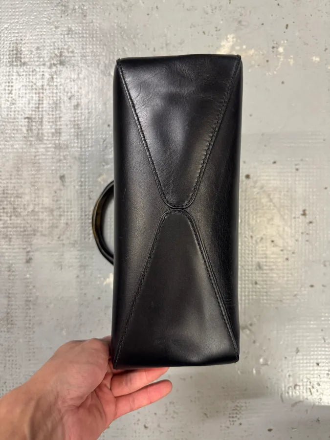 Gucci Whipstitched Bamboo Hobo Black Leather Hande Bag by Tom Ford RGSgVGg 6