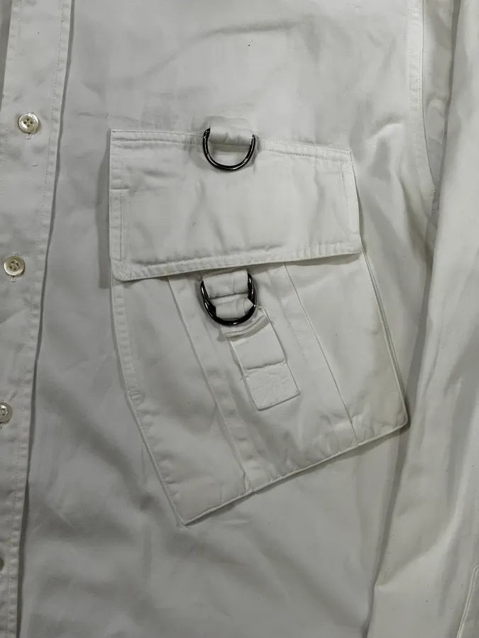 SS2002 Gucci White Cargo Safari Shirt by Tom Ford  hLsKYZA 9