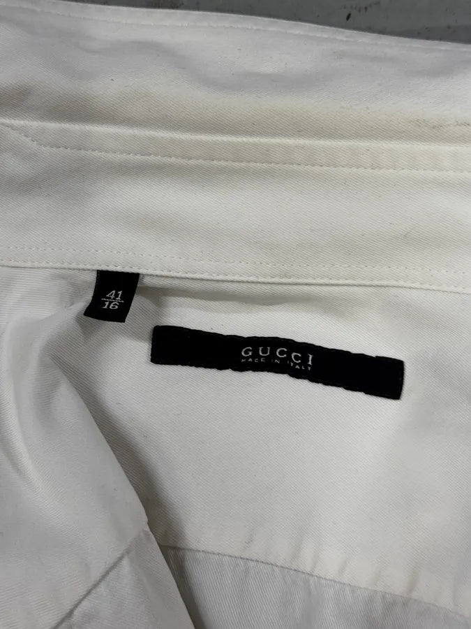 SS2002 Gucci White Cargo Safari Shirt by Tom Ford  hLsKYZA 12