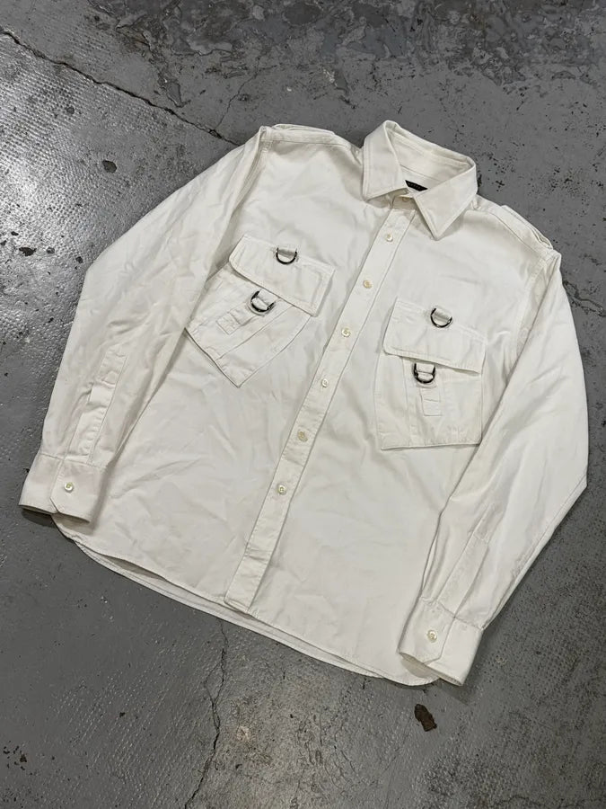 SS2002 Gucci White Cargo Safari Shirt by Tom Ford  hLsKYZA 5