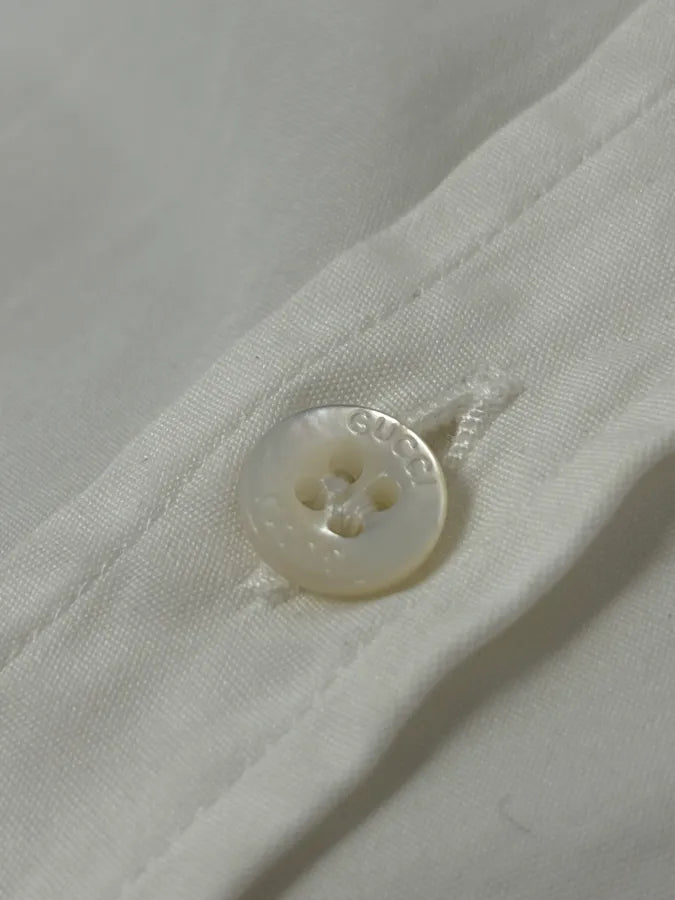 SS2013 Gucci White Signature Logo Shirt by Frida Giannini JOfQsCP 7