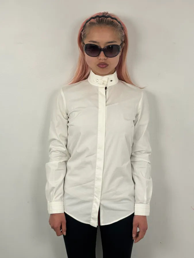 SS2008 Gucci White Web Stripe Shirt ZloPuRW 1