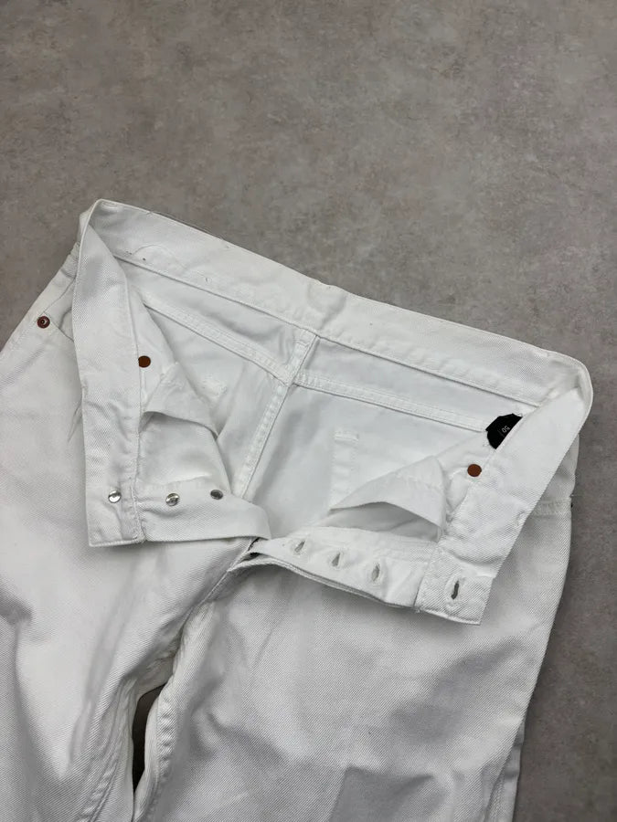2000s Gucci White Denim Jeans FoQXCjX 8