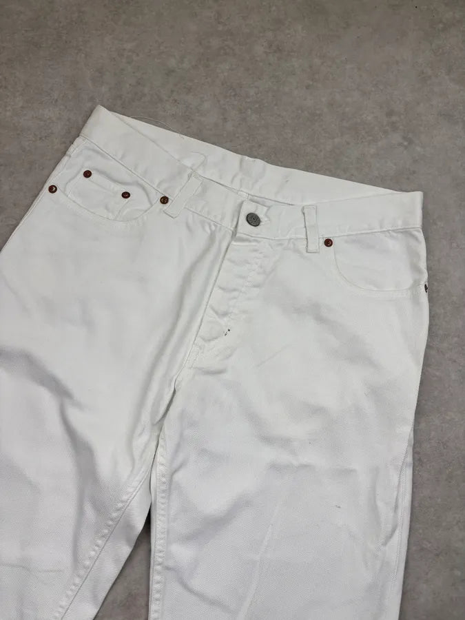 2000s Gucci White Denim Jeans FoQXCjX 5