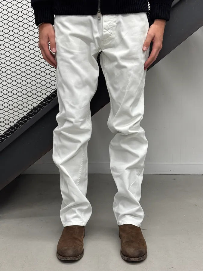 2000s Gucci White Denim Jeans FoQXCjX 0