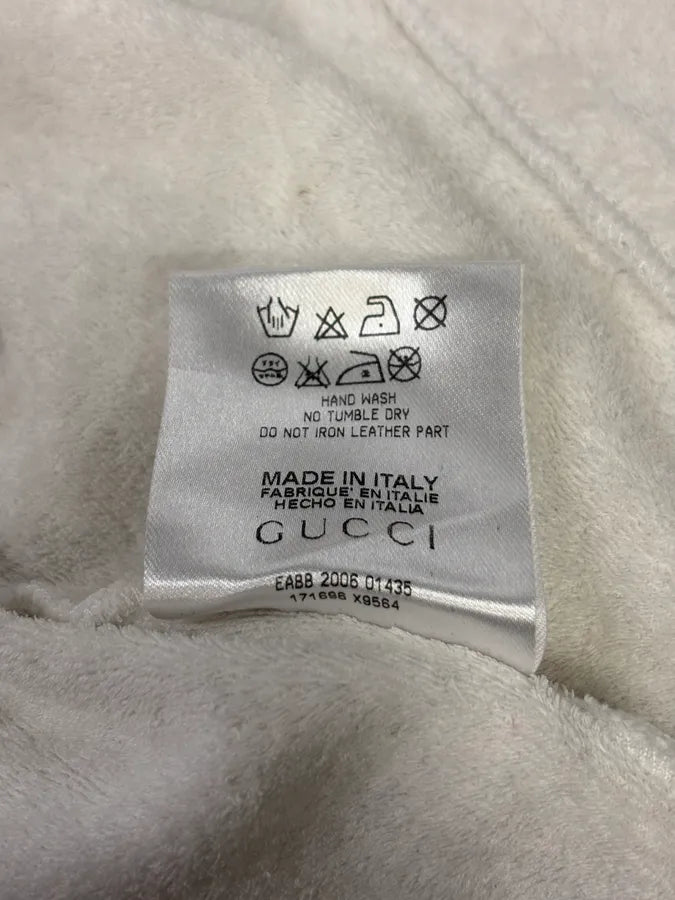 AW2006 Gucci White Propaganda Zip-up  Sweater DnrAWaa 10