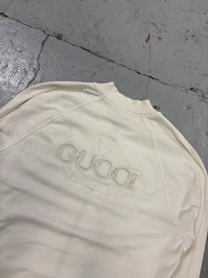 AW2006 Gucci White Propaganda Zip-up  Sweater DnrAWaa 5