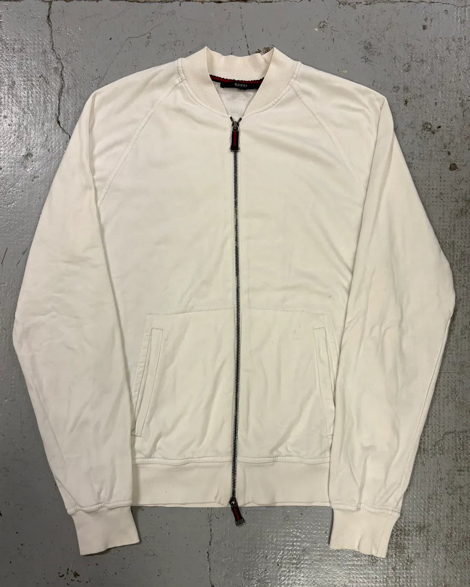 AW2006 Gucci White Propaganda Zip-up  Sweater DnrAWaa 0