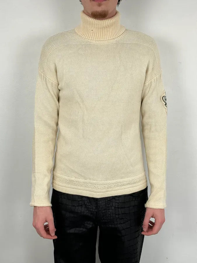 Gucci Wool Creamy White Signature Turtleneck XgVovwn 3
