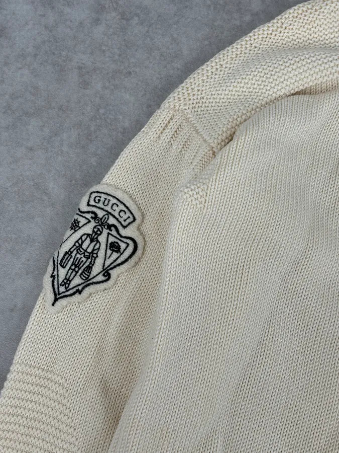 Gucci Wool Creamy White Signature Turtleneck XgVovwn 10