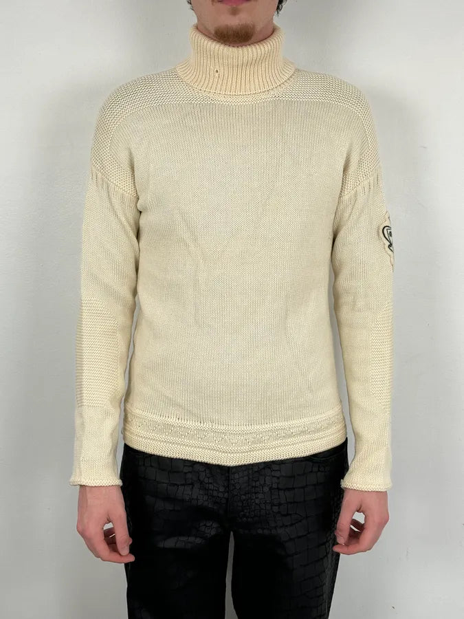 Gucci Wool Creamy White Signature Turtleneck XgVovwn 3