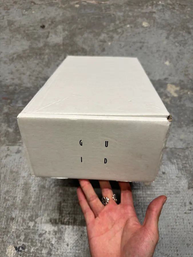 Guidi Grey Stone Leather Oversize Derby Shoes (41eu/us8) 8