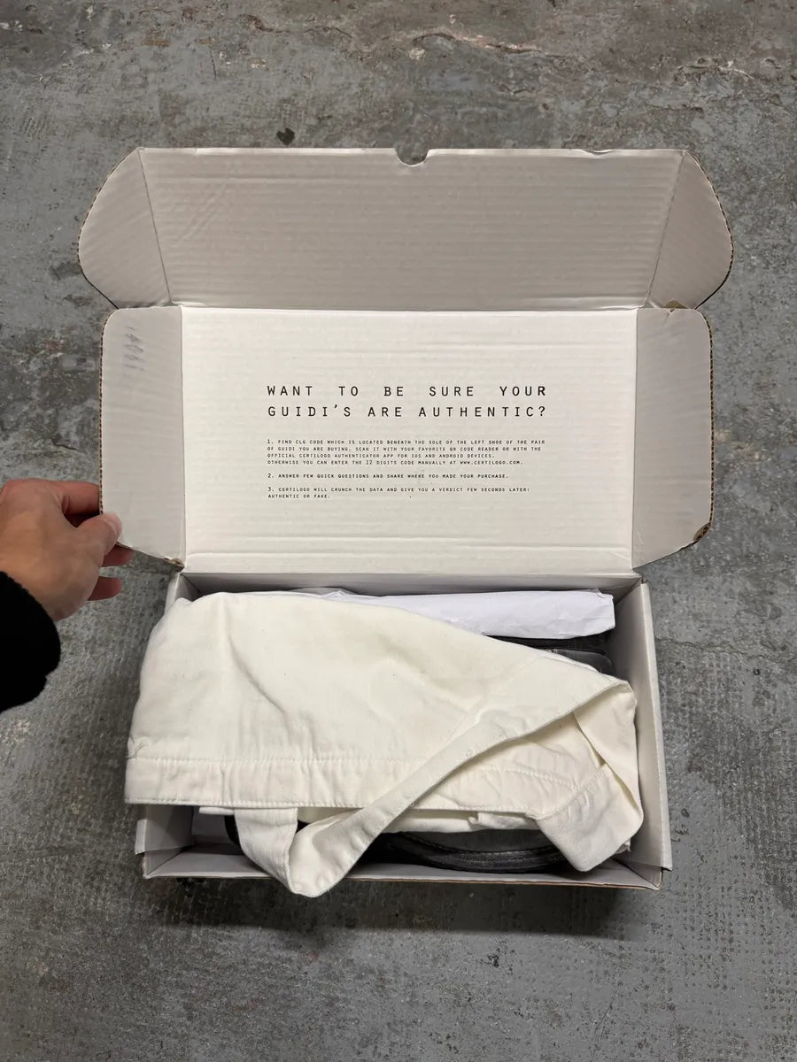 Guidi Grey Stone Leather Oversize Derby Shoes (41eu/us8) 9